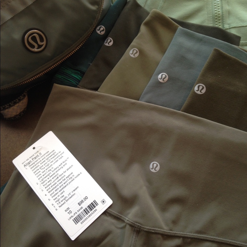 Lululemon align green spectrum - Picture 7 of 8